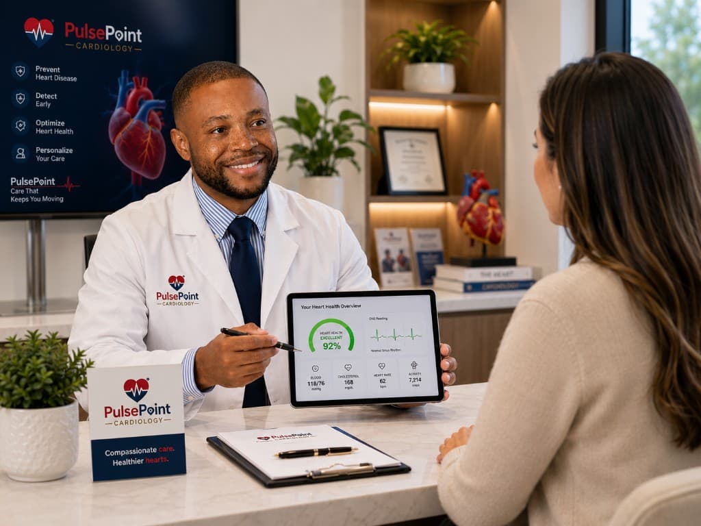 PulsePoint cardiologist consulting with a patient